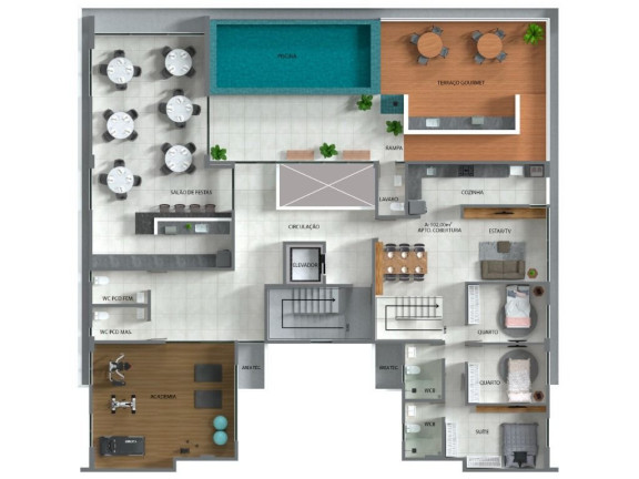 Imagem Apartamento com 2 Quartos à Venda, 59 m² em Intermares - Cabedelo Imagem Apartamento com 2 Quartos à Venda, 59 m² em Intermares - Cabedelo