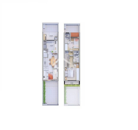 Imagem Casa com 2 Quartos à Venda, 67 m² em Jardim Iririú - Joinville Imagem Casa com 2 Quartos à Venda, 67 m² em Jardim Iririú - Joinville