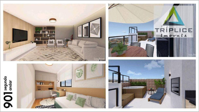 Imagem Cobertura com 4 Quartos à Venda, 200 m² em Granbery - Juiz De Fora Imagem Cobertura com 4 Quartos à Venda, 200 m² em Granbery - Juiz De Fora