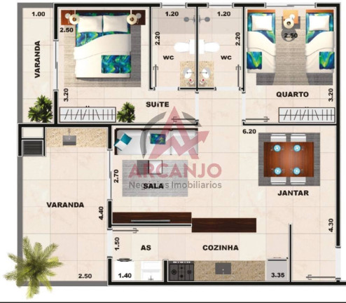 Imagem Apartamento com 2 Quartos à Venda, 61 m² em Praia Grande - Ubatuba Imagem Apartamento com 2 Quartos à Venda, 61 m² em Praia Grande - Ubatuba