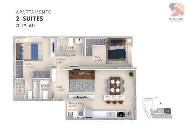 Imagem Apartamento com 2 Quartos à Venda, 68 m² em Trindade - Florianópolis
