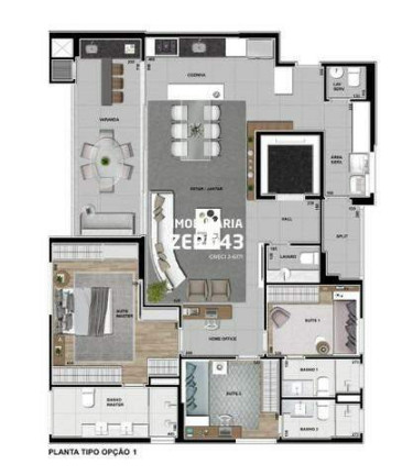 Imagem Apartamento com 3 Quartos à Venda, 155 m² em Gleba Fazenda Palhano - Londrina Imagem Apartamento com 3 Quartos à Venda, 155 m² em Gleba Fazenda Palhano - Londrina