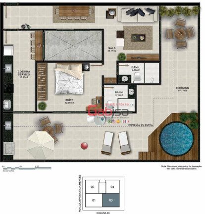 Imagem Apartamento com 1 Quarto à Venda, 60 m² em Braga - Cabo Frio Imagem Apartamento com 1 Quarto à Venda, 60 m² em Braga - Cabo Frio