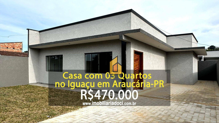 Casa com 3 Quartos à Venda, 78 m² em Iguaçu - Araucária