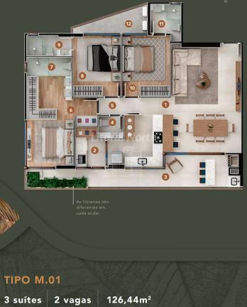 Imagem Apartamento com 3 Quartos à Venda, 158 m² em Fazenda - Itajaí Imagem Apartamento com 3 Quartos à Venda, 158 m² em Fazenda - Itajaí