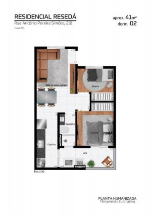 Imagem Apartamento com 2 Quartos à Venda, 40 m² em Vila Paranaguá - São Paulo Imagem Apartamento com 2 Quartos à Venda, 40 m² em Vila Paranaguá - São Paulo