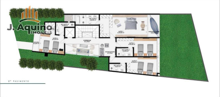 Imagem Casa de Condomínio com 4 Quartos à Venda, 278 m² em De Lourdes - Fortaleza Imagem Casa de Condomínio com 4 Quartos à Venda, 278 m² em De Lourdes - Fortaleza