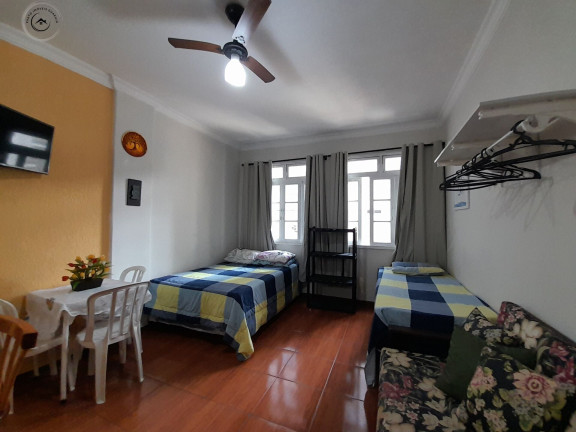Kitnet com 1 Quarto para Alugar ou Temporada, 55 m² em Pitangueiras - Guarujá