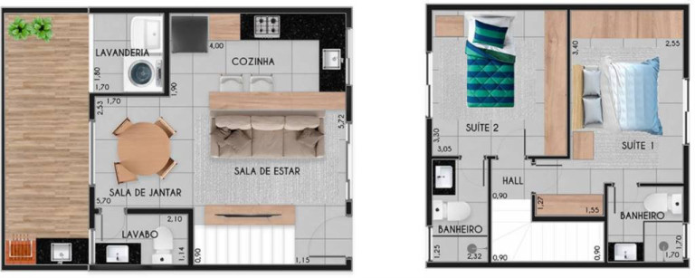 Imagem Sobrado com 2 Quartos à Venda, 70 m² em Vila Arens - Mongagua Imagem Sobrado com 2 Quartos à Venda, 70 m² em Vila Arens - Mongagua