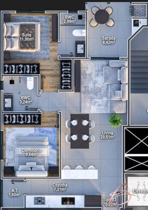 Imagem Apartamento com 3 Quartos à Venda, 89 m² em Centro - Itajaí Imagem Apartamento com 3 Quartos à Venda, 89 m² em Centro - Itajaí