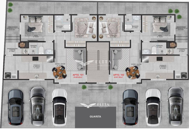 Imagem Apartamento com 2 Quartos à Venda, 69 m² em Tabuleiro - Barra Velha Imagem Apartamento com 2 Quartos à Venda, 69 m² em Tabuleiro - Barra Velha