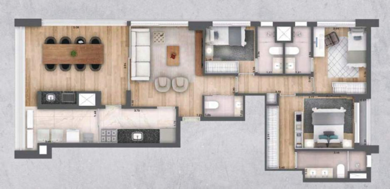 Imagem Apartamento com 3 Quartos à Venda, 211 m² em Perdizes - São Paulo