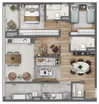 Imagem Apartamento com 2 Quartos à Venda, 91 m² em Perdizes - São Paulo Imagem Apartamento com 2 Quartos à Venda, 91 m² em Perdizes - São Paulo