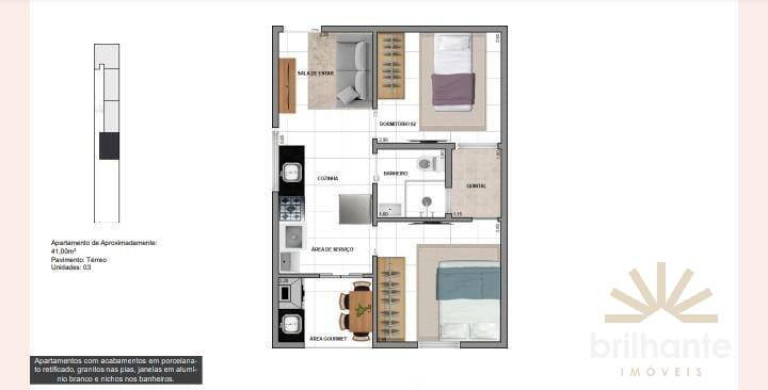 Imagem Apartamento com 2 Quartos à Venda, 40 m² em Vila Carrão - São Paulo
