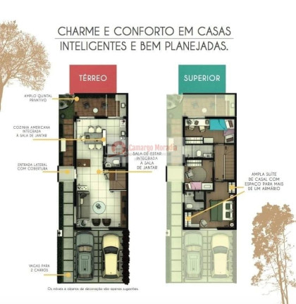 Imagem Casa de Condomínio com 3 Quartos à Venda, 84 m² em Jardim Carlos Cooper - Suzano Imagem Casa de Condomínio com 3 Quartos à Venda, 84 m² em Jardim Carlos Cooper - Suzano
