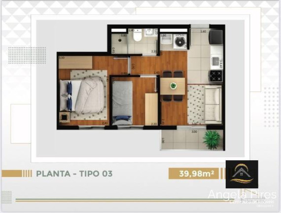 Imagem Apartamento com 2 Quartos à Venda, 40 m² em Jaraguá - São Paulo