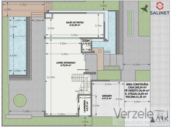 Imagem Casa com 3 Quartos à Venda, 347 m² em Jardim Dourado - Porto Belo