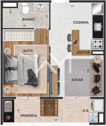 Imagem Apartamento com 2 Quartos à Venda, 47 m² em Vila Flórida - Guarulhos Imagem Apartamento com 2 Quartos à Venda, 47 m² em Vila Flórida - Guarulhos