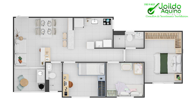 Imagem Apartamento com 3 Quartos à Venda, 60 m² em Praia Do Futuro I - Fortaleza Imagem Apartamento com 3 Quartos à Venda, 60 m² em Praia Do Futuro I - Fortaleza