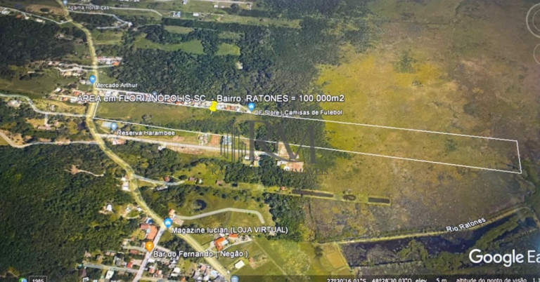 Imagem Terreno à Venda, 1.000.000 m² em Ratones - Florianópolis Imagem Terreno à Venda, 1.000.000 m² em Ratones - Florianópolis