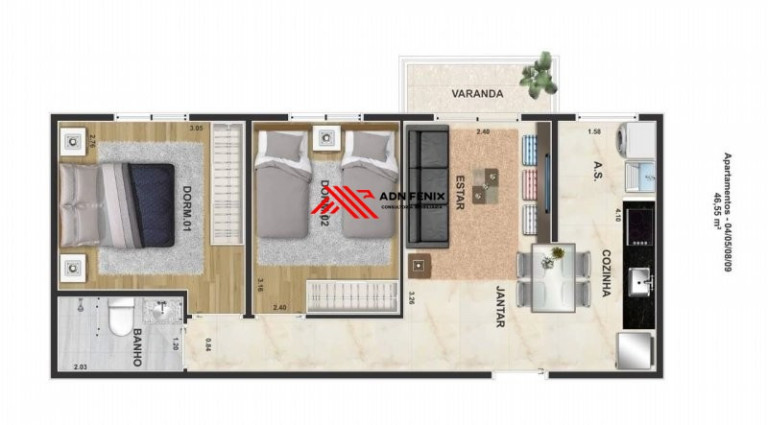 Imagem Apartamento com 2 Quartos à Venda, 47 m² em Vila Silveira - Guarulhos