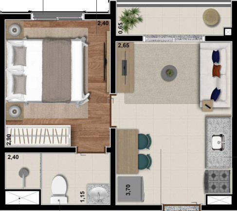 Imagem Apartamento com 1 Quarto à Venda, 25 m² em Saúde - São Paulo Imagem Apartamento com 1 Quarto à Venda, 25 m² em Saúde - São Paulo