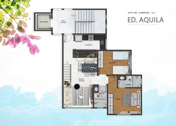 Imagem Cobertura com 2 Quartos à Venda, 43 m² em Padre Eustáquio - Belo Horizonte Imagem Cobertura com 2 Quartos à Venda, 43 m² em Padre Eustáquio - Belo Horizonte