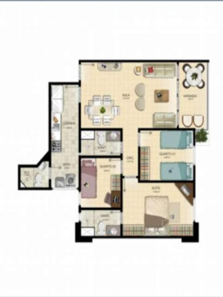 Imagem Apartamento com 3 Quartos à Venda, 88 m² em Imbuí - Salvador Imagem Apartamento com 3 Quartos à Venda, 88 m² em Imbuí - Salvador