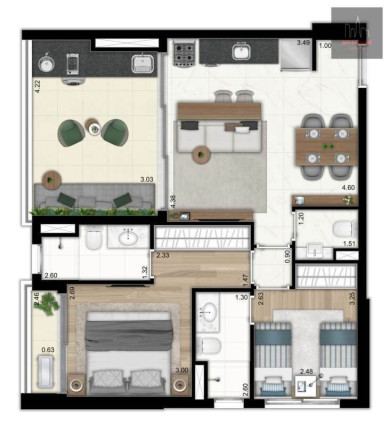 Imagem Apartamento com 2 Quartos à Venda, 76 m² em Pompeia - São Paulo Imagem Apartamento com 2 Quartos à Venda, 76 m² em Pompeia - São Paulo