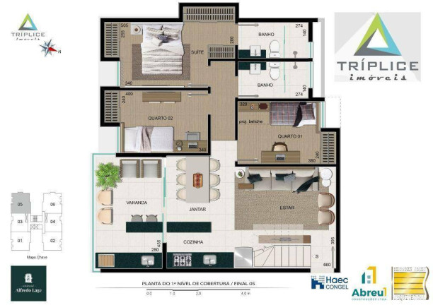Imagem Cobertura com 3 Quartos à Venda, 178 m² em São Mateus - Juiz De Fora Imagem Cobertura com 3 Quartos à Venda, 178 m² em São Mateus - Juiz De Fora