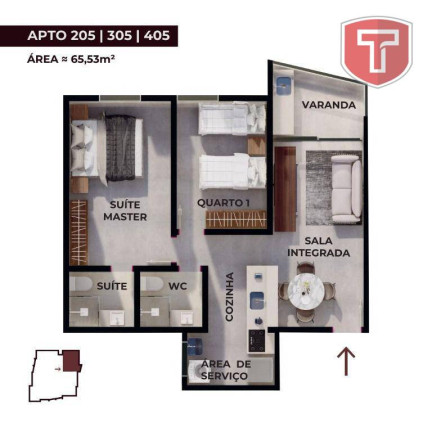 Imagem Apartamento com 3 Quartos à Venda, 72 m² em Praia Formosa - Cabedelo Imagem Apartamento com 3 Quartos à Venda, 72 m² em Praia Formosa - Cabedelo