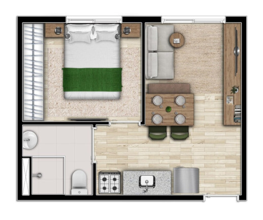 Imagem Apartamento com 1 Quarto à Venda, 25 m² em Vila Buarque - São Paulo Imagem Apartamento com 1 Quarto à Venda, 25 m² em Vila Buarque - São Paulo