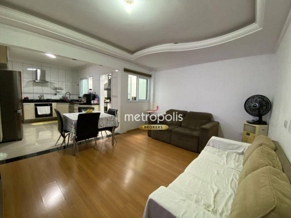 Apartamento com 3 Quartos à Venda, 100 m² em Santa Maria - Santo André