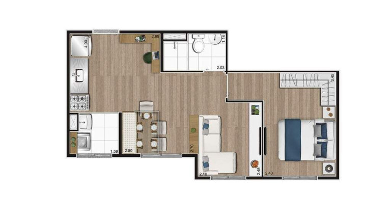 Imagem Apartamento com 2 Quartos à Venda, 35 m² em Mooca - São Paulo Imagem Apartamento com 2 Quartos à Venda, 35 m² em Mooca - São Paulo