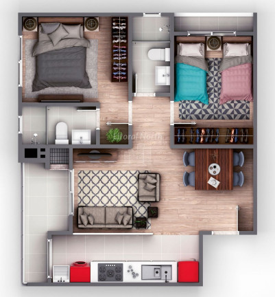 Imagem Apartamento com 2 Quartos à Venda, 63 m² em Vila Operária - Itajaí