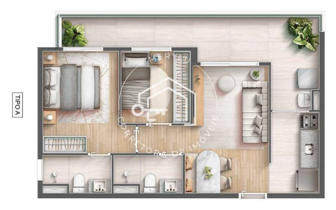 Imagem Apartamento com 2 Quartos à Venda, 54 m² em Butantã - São Paulo