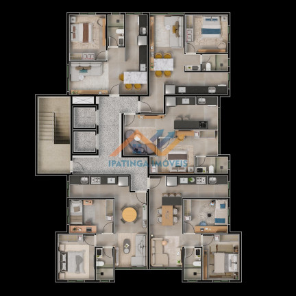 Imagem Kitnet com 2 Quartos à Venda, 48 m² em Cidade Nobre - Ipatinga Imagem Kitnet com 2 Quartos à Venda, 48 m² em Cidade Nobre - Ipatinga