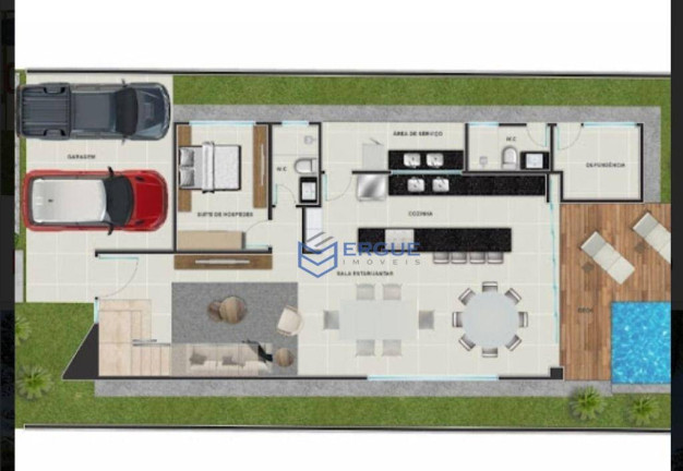 Imagem Casa com 4 Quartos à Venda, 240 m² em Cidade Alpha - Eusébio Imagem Casa com 4 Quartos à Venda, 240 m² em Cidade Alpha - Eusébio