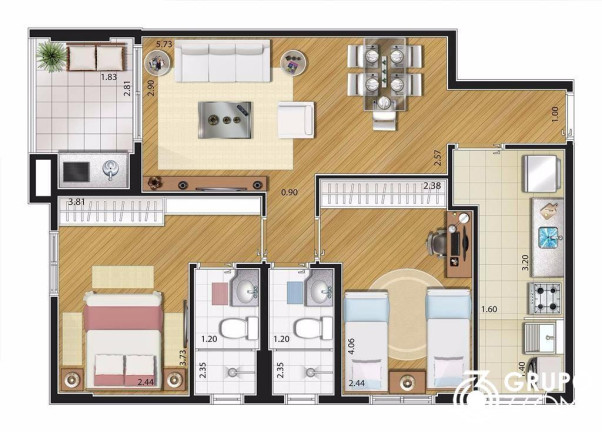 Imagem Apartamento com 2 Quartos à Venda, 64 m² em Santa Paula - São Caetano Do Sul Imagem Apartamento com 2 Quartos à Venda, 64 m² em Santa Paula - São Caetano Do Sul