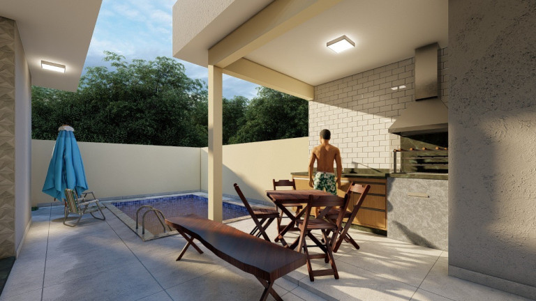Imagem Casa com 3 Quartos à Venda, 99 m² em Verde Mar - Itanhaém Imagem Casa com 3 Quartos à Venda, 99 m² em Verde Mar - Itanhaém