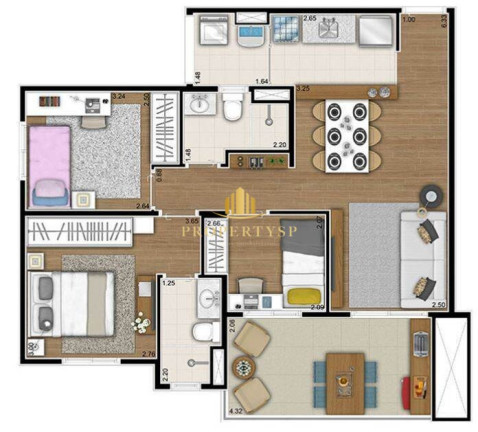 Imagem Apartamento com 3 Quartos à Venda, 72 m² em Vila Pompéia - São Paulo Imagem Apartamento com 3 Quartos à Venda, 72 m² em Vila Pompéia - São Paulo
