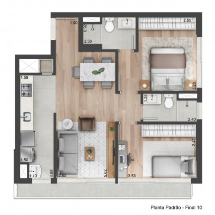 Imagem Imóvel com 1 Quarto à Venda, 55 m² em Praia De Belas - Porto Alegre Imagem Imóvel com 1 Quarto à Venda, 55 m² em Praia De Belas - Porto Alegre