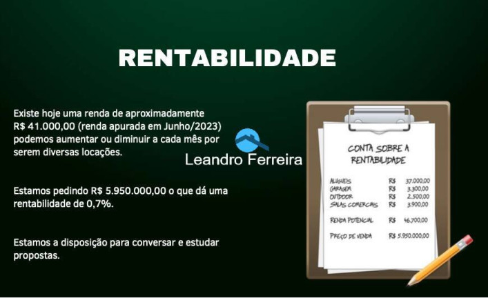 Imóvel Comercial à Venda, 1.725 m² em Planalto - São Bernardo Do Campo