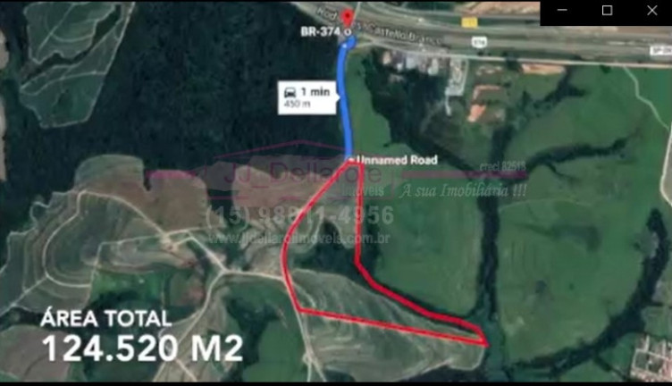 Imagem Terreno à Venda, 124 m² em Pinhal - Boituva