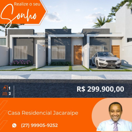 Imagem Casa com 2 Quartos à Venda, 61 m² em Das Laranjeiras - Serra Imagem Casa com 2 Quartos à Venda, 61 m² em Das Laranjeiras - Serra