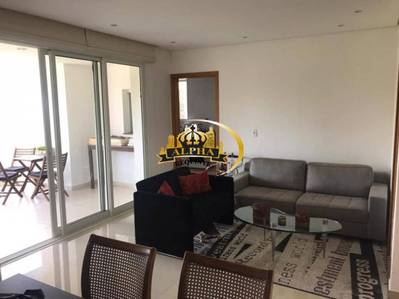 Imagem Apartamento com 3 Quartos para Alugar, 123 m² em Tamboré - Barueri