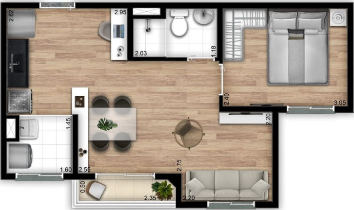 Imagem Apartamento com 2 Quartos à Venda, 32 m² em Jardim Da Pedreira - São Paulo