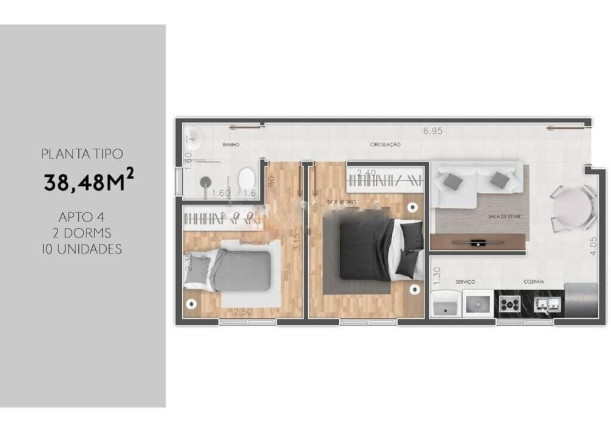 Imagem Apartamento com 2 Quartos à Venda,  em Vila Matilde - São Paulo