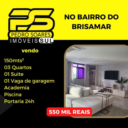 Imagem Apartamento com 3 Quartos à Venda, 150 m² em Brisamar - João Pessoa Imagem Apartamento com 3 Quartos à Venda, 150 m² em Brisamar - João Pessoa
