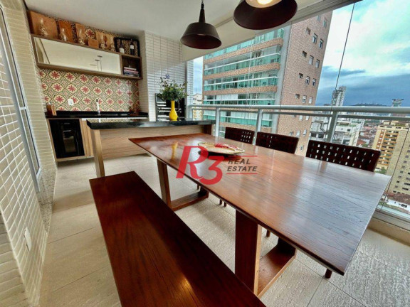 Apartamento com 3 Quartos à Venda, 181 m² em Gonzaga - Santos